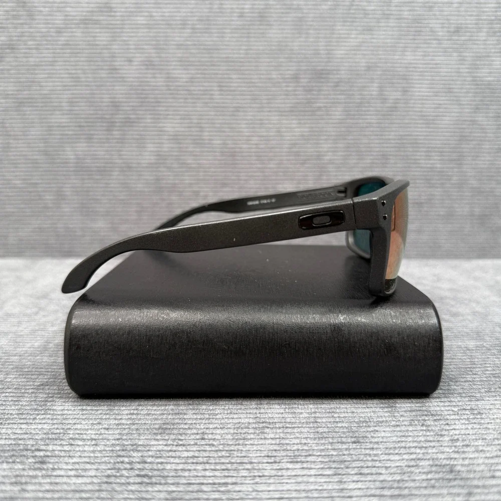 Oakley Y2K Holbrook Sunglasses Steel Frame Prizm Daily Polarized OO9102-B5 57mm